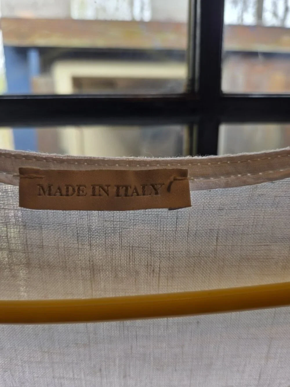 Womens 100%  Italian Linen Dress - Picture 2 of 3